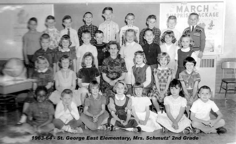 Mrs. Merlene Schmutz 1963-1964 second grade class at East Elementary School