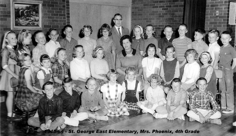 Mrs. Mary Phoenix's 1963-1964 fourth grade class at East Elementary School