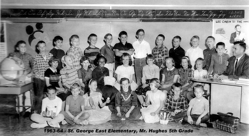 Mr. Owen Hughes' 1963-1964 fifth grade class at East Elementary School