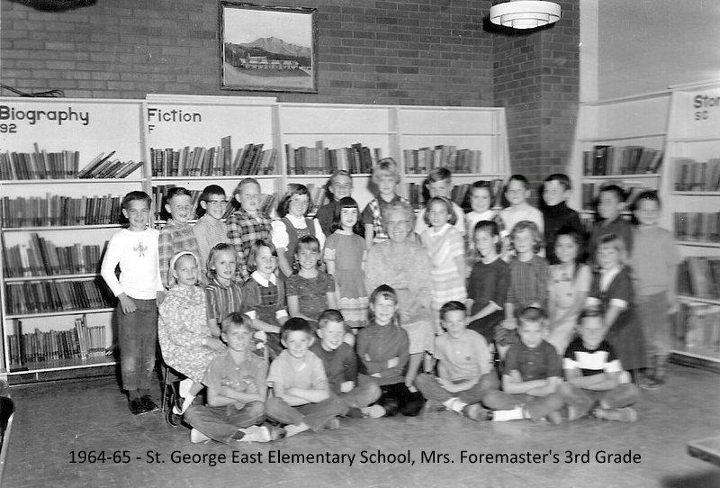 Mrs. Emily Foremaster's 1964-1965 third grade class at East Elementary School