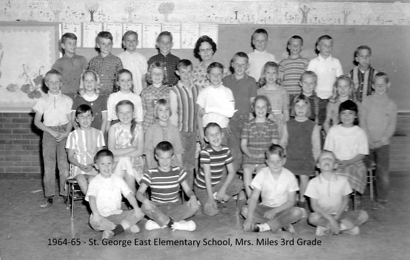 Mrs.Ruth Miles' 1964-1965 third grade class at East Elementary School