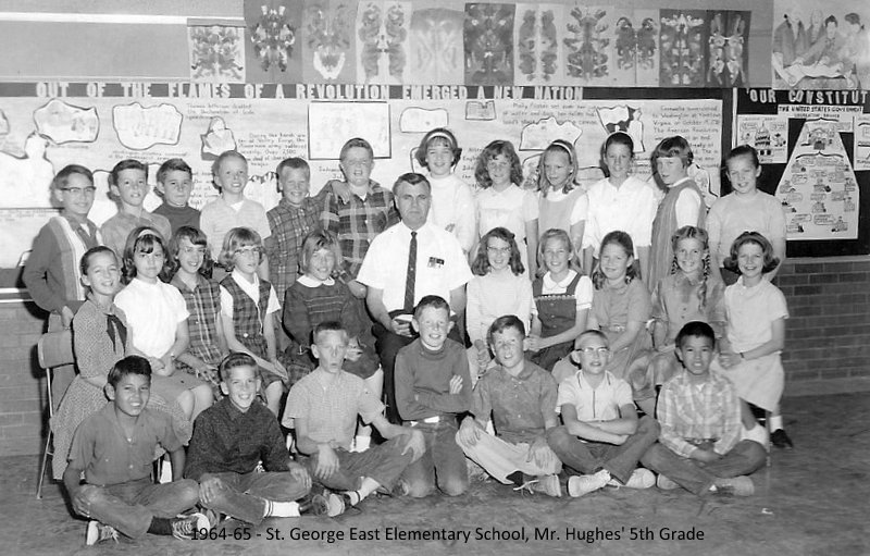 Mr. Owen Hughes' 1964-1965 fifth grade class at East Elementary School