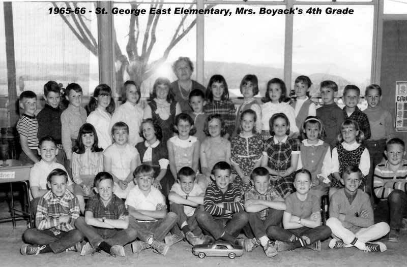 Mrs. Virginia Boyack's 1965-1966 fourth grade class at East Elementary School