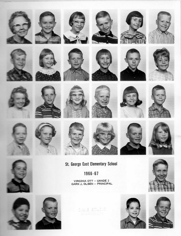 Mrs. Virginia S. Ott's 1966-1967 second grade class at East Elementary School