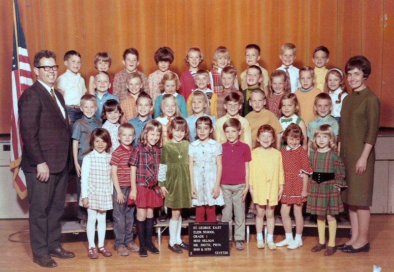 Mrs. Elma Ann Snow 1969-1970 first grade class at East Elementary School