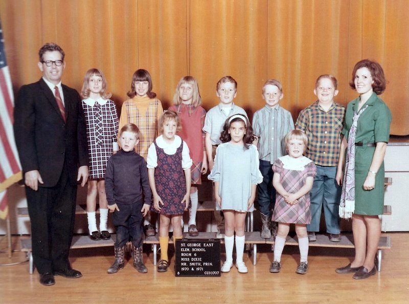 Miss Dixie Andrus' 1970-1971 special education class at East Elementary School