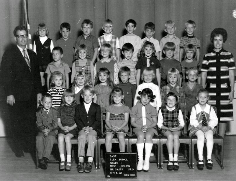 Miss Merla Nelson's 1971-1972 first grade class at East Elementary School