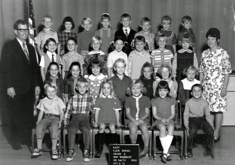 Mrs. Catherine Woodbury's 1971-1972 second grade class at East Elementary School