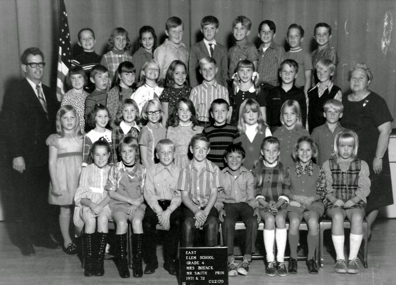 Mrs. Virginia Boyack's 1971-1972 fourth grade class at East Elementary School