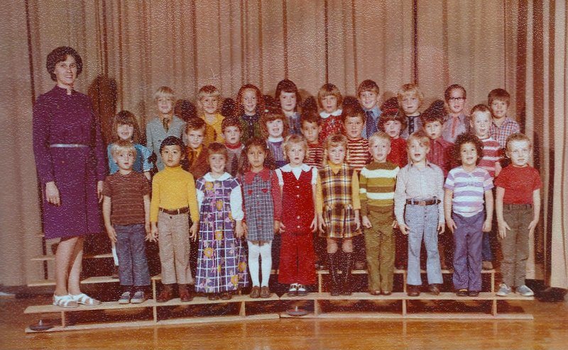 Mrs. Sally Payne's 1972-1973 PM kindergarten class at East Elementary School