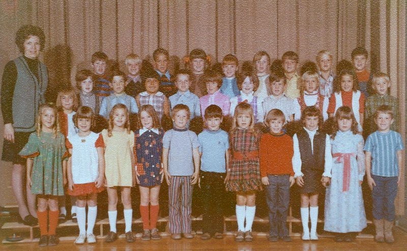 Mrs. Elaine Allred's 1972-1973 first grade class at East Elementary School