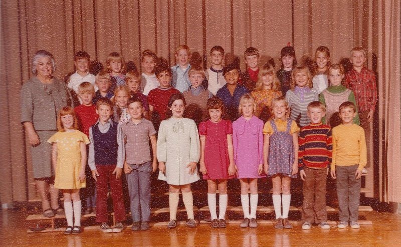 Mrs. Lorna Bruhn's 1972-1973 third grade class at East Elementary School