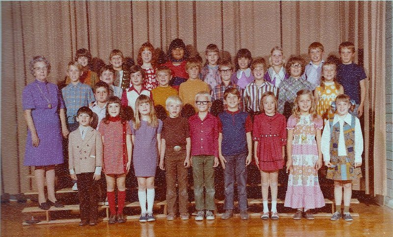 Mrs. Rilla Larsen's 1972-1973 third grade class at East Elementary School