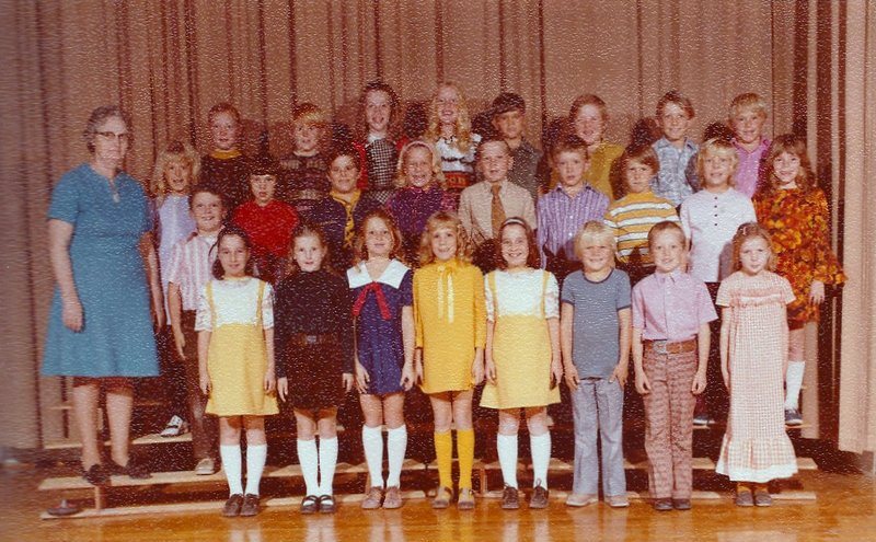 Mrs. Ruth Miles' 1972-1973 third grade class at East Elementary School