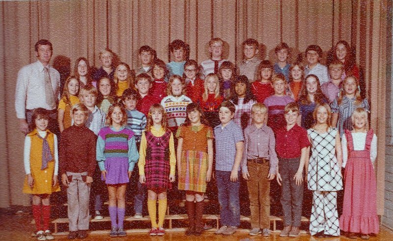 Mr. Gerald Cox's 1972-1973 fifth grade class at East Elementary School