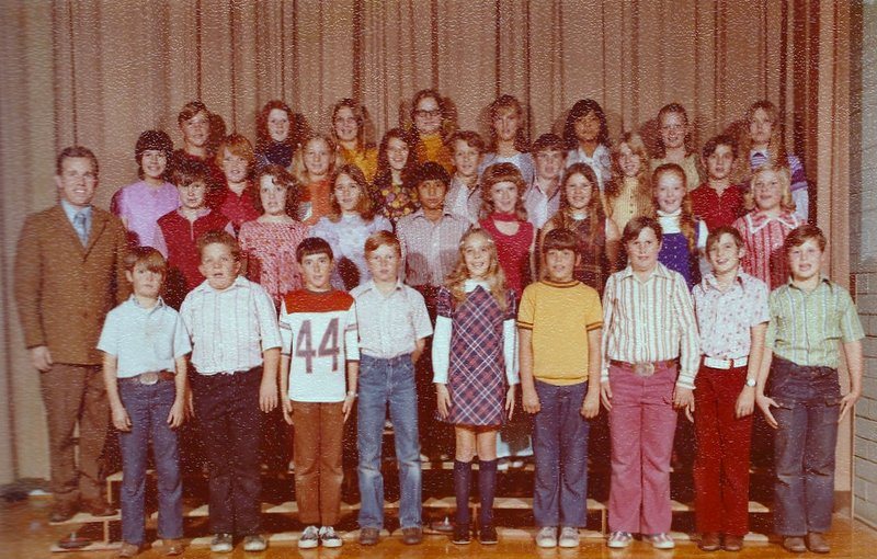Mr. Leo Tobler's 1972-1973 sixth grade class at East Elementary School