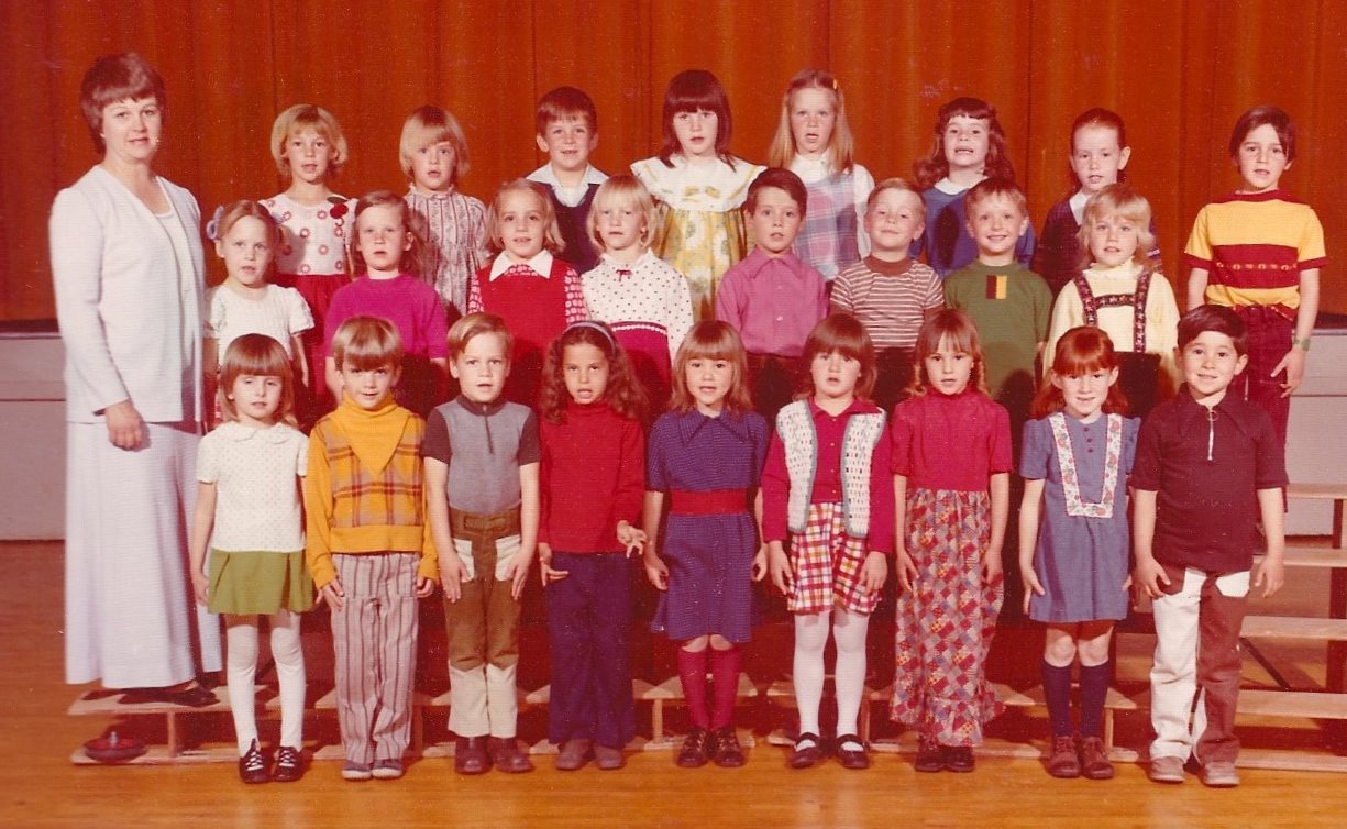 Mrs. Elma Ann Snow's 1973-1974 PM kindergarten class at East Elementary School