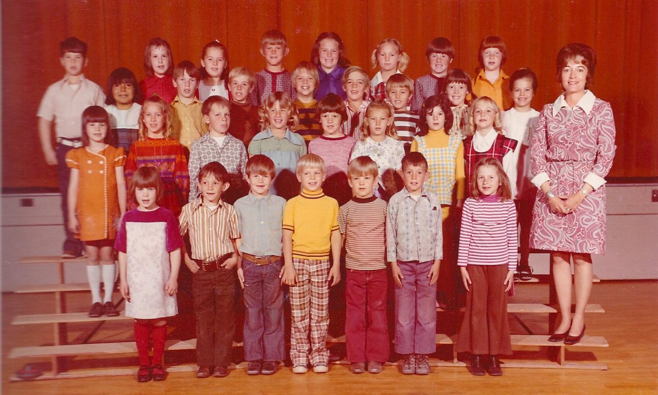 Mrs. Frances Barlocker's 1973-1974 second grade class at East Elementary School