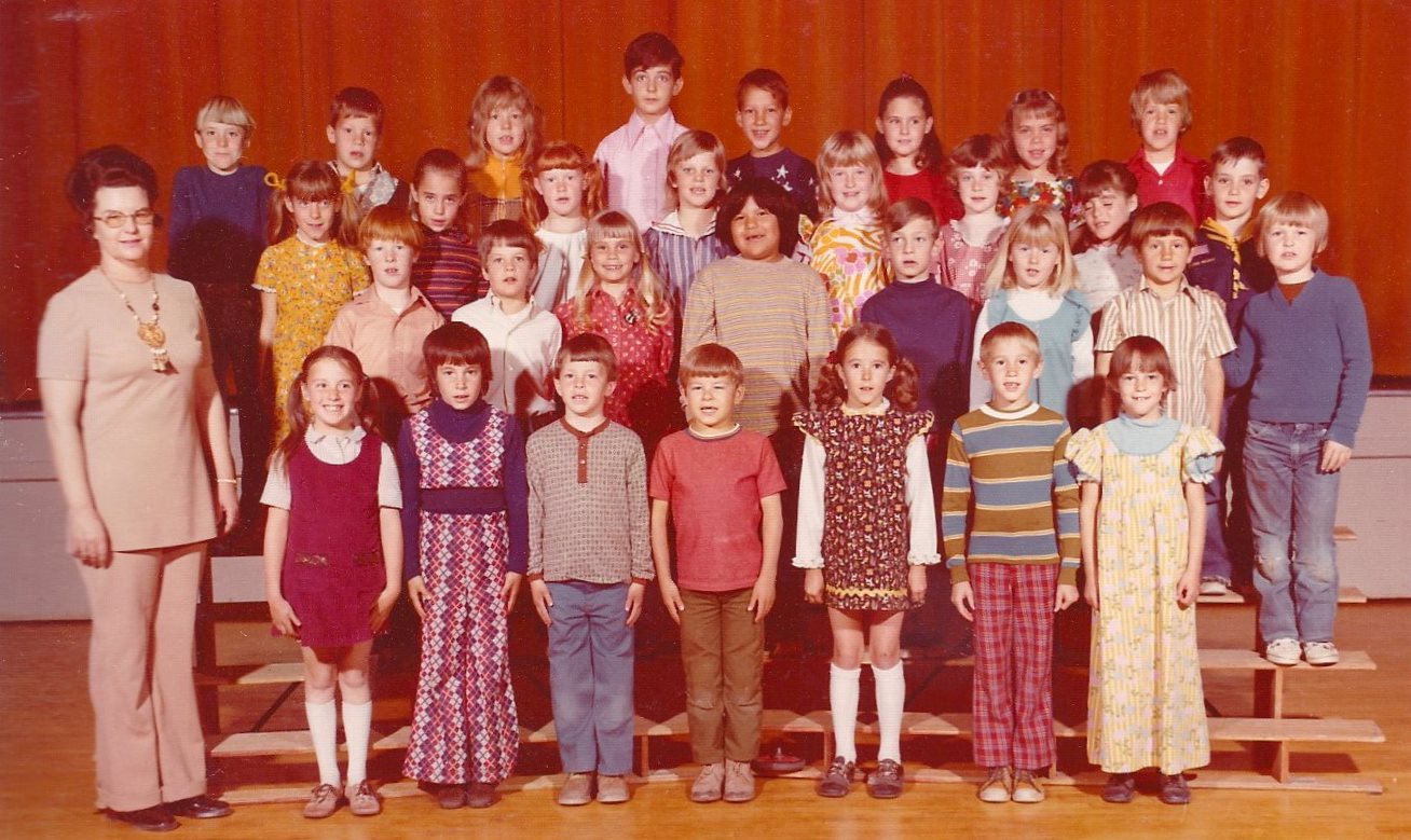 Mrs. Catherine Woodbury's 1973-1974 second grade class at East Elementary School