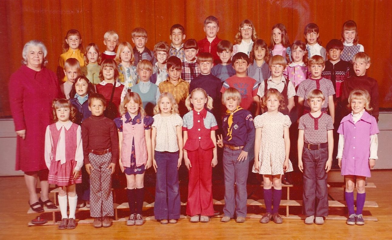 Mrs. Lorna Bruhn's 1973-1974 third grade class at East Elementary School