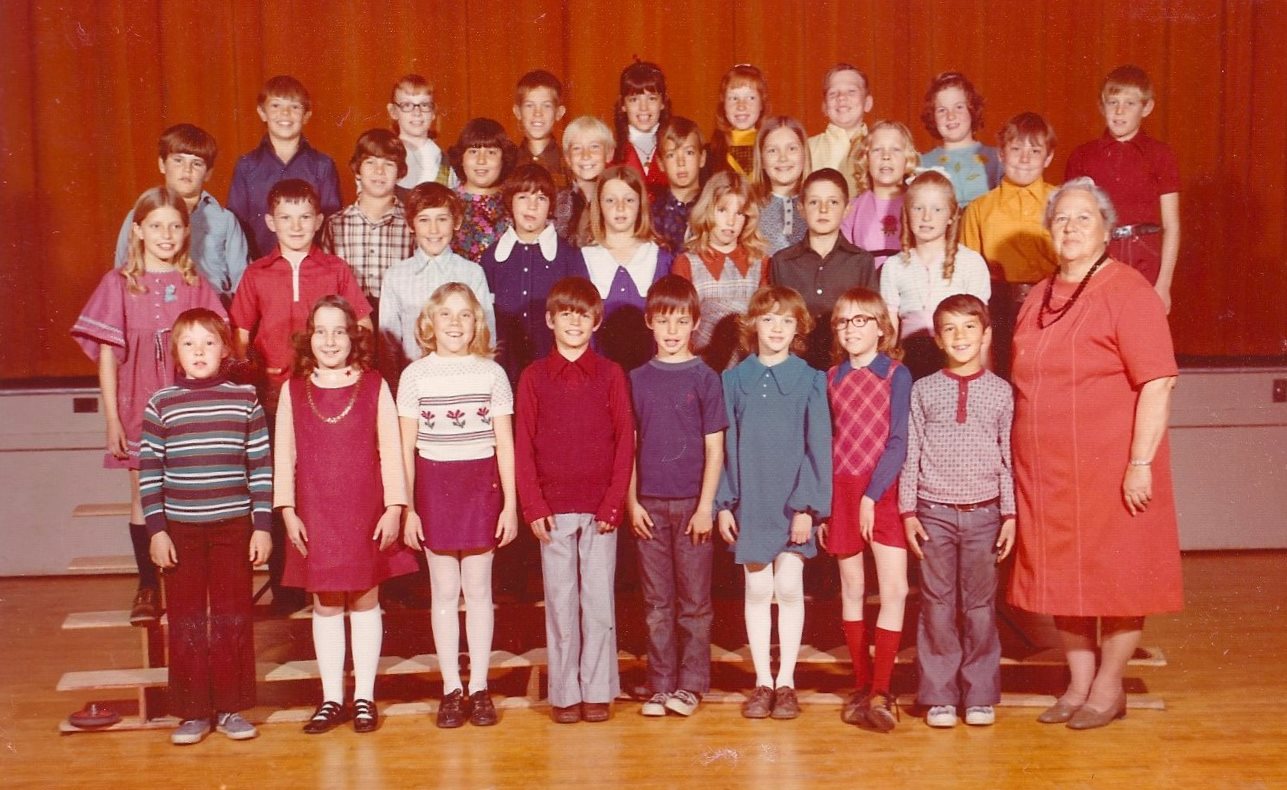 Mrs. Virginia Boyack's 1973-1974 fourth grade class at East Elementary School