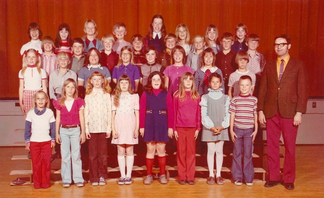 Mr. Raymond Gentry's 1973-1974 fourth grade class at East Elementary School