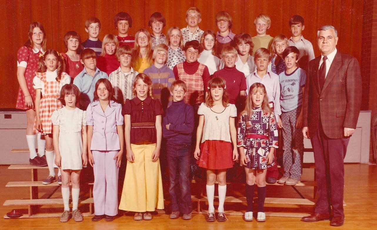 Mr. Owen Hughes' 1973-1974 fifth grade class at East Elementary School