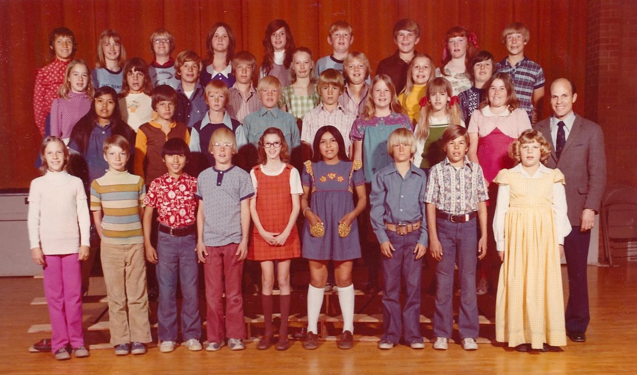 Mr. David Davies' 1973-1974 sixth grade class at East Elementary School