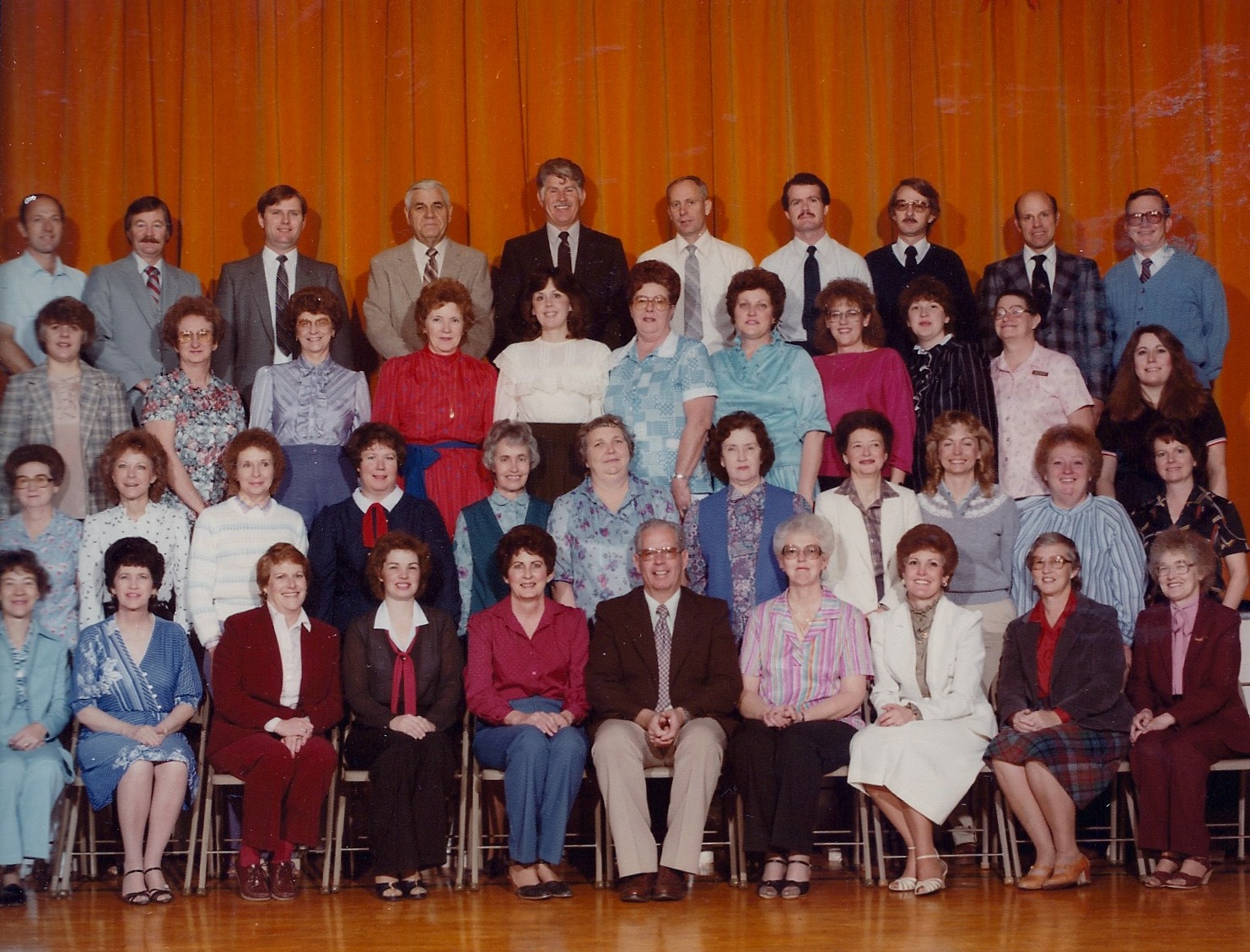 The 1983-1984 faculty at East Elementary School