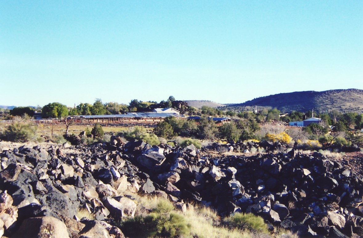 Some buildings in downtown Veyo