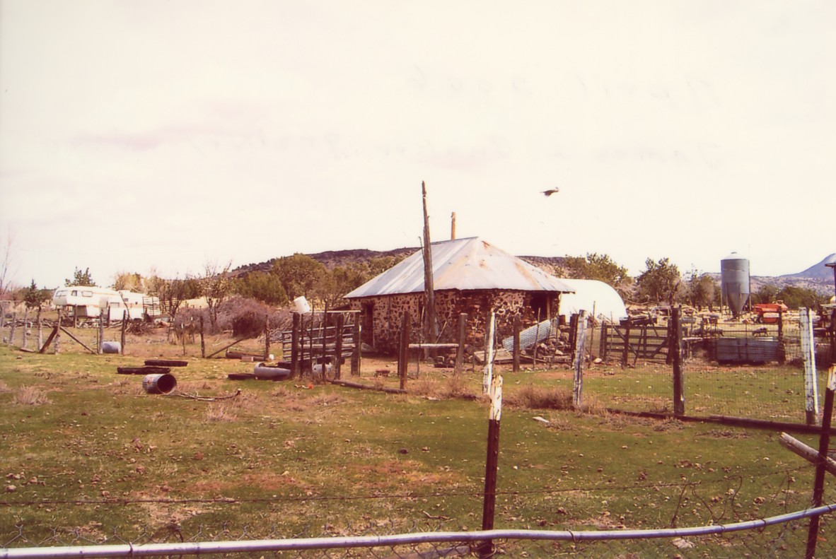 James L. Bunker's rock granary in Veyo