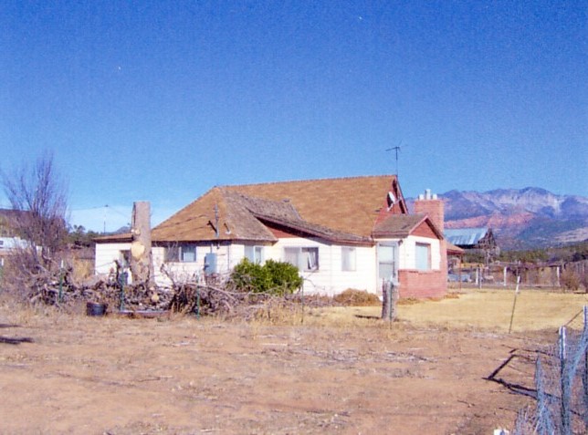 The James L. Bunker home in Veyo, Utah