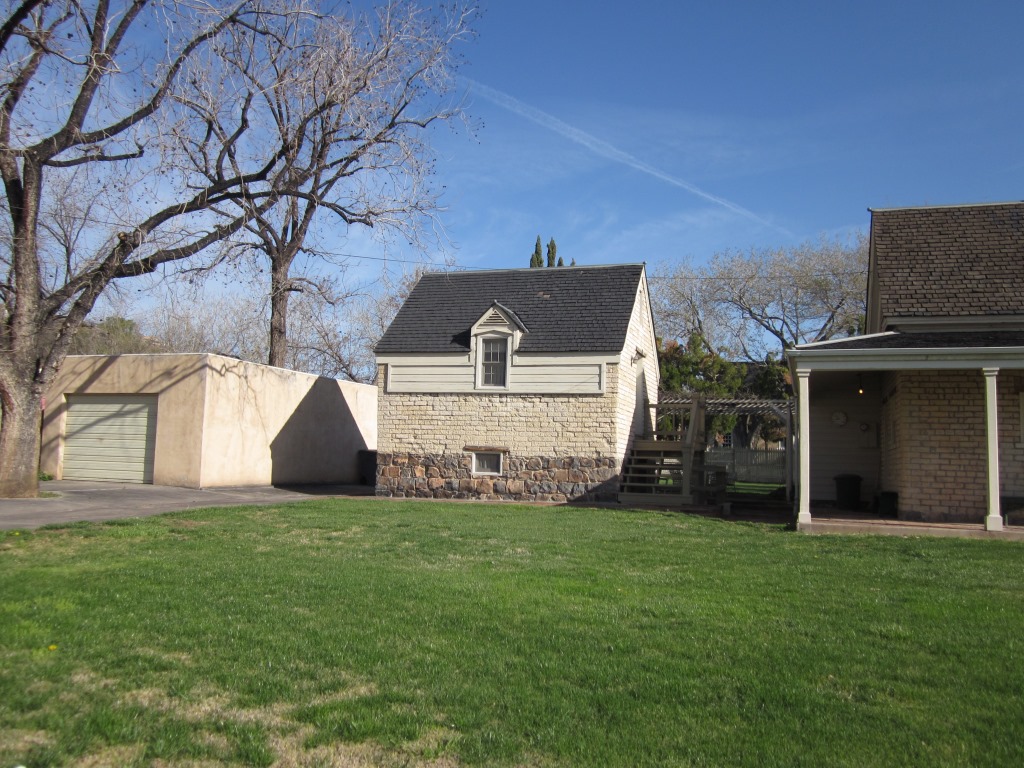 Garage and granary at the William F. Butler Home