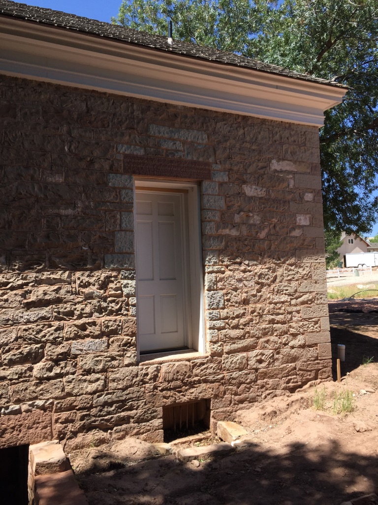 West end of the north side of the Leeds Tithing Office