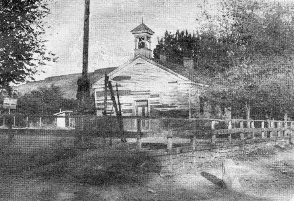 Virgin Town Church before being remodeled in 1943