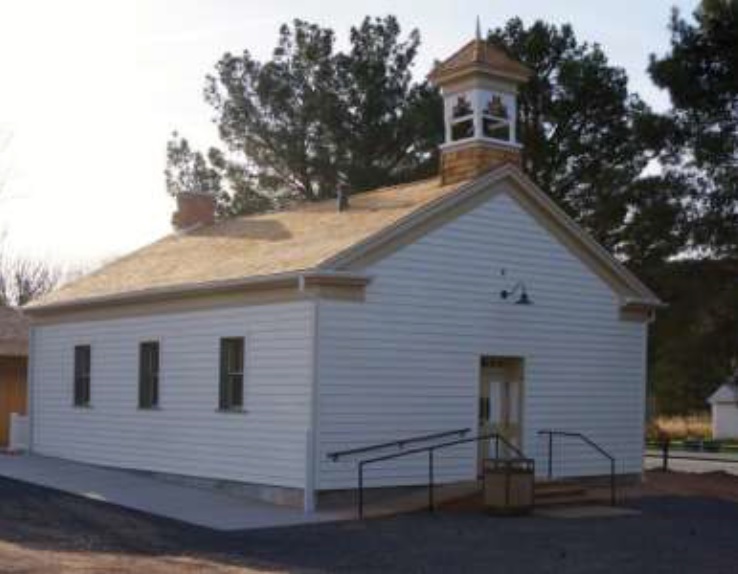 Virgin Town Church after being painted on July 2, 2014