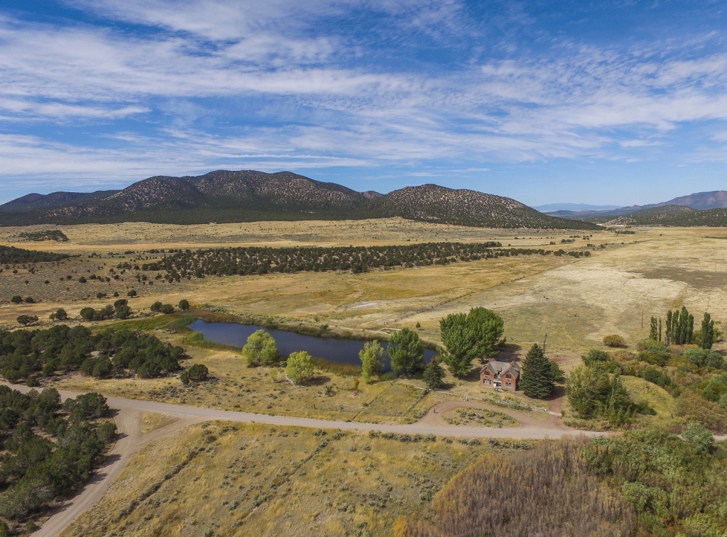 Aerial view of the Page Ranch
