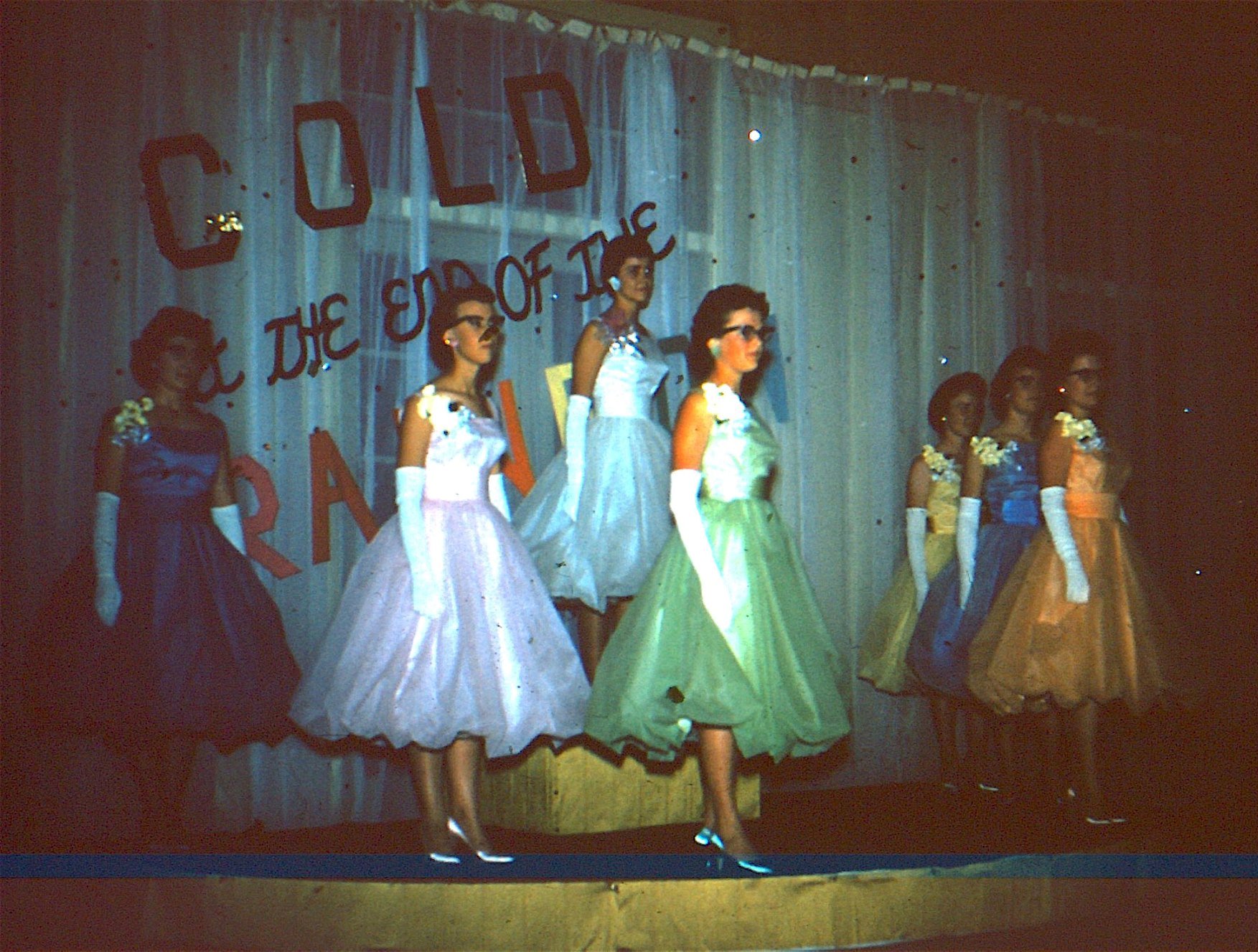 A Dixie College D-Day queen and her court