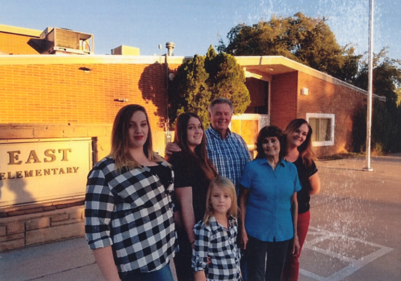 Four generations of Paxmans at East Elementary School