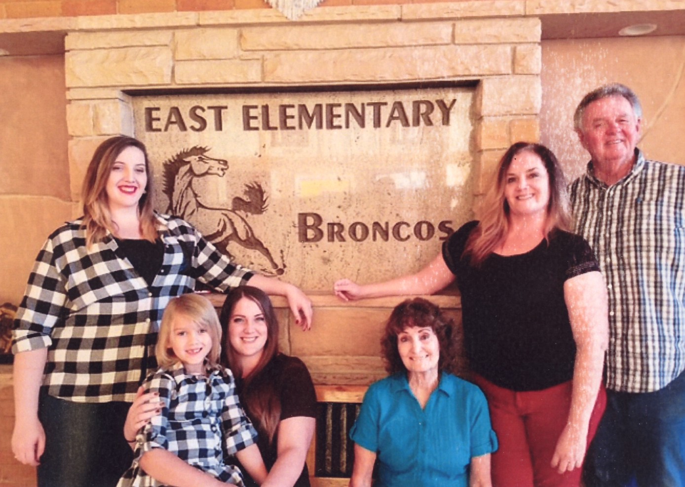 Four generations of Paxmans at East Elementary School