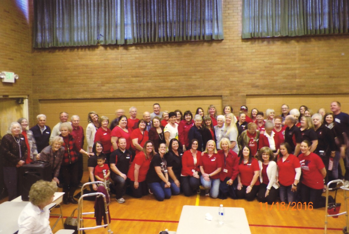 People at the reunion of past and present faculty & staff of East Elementary School