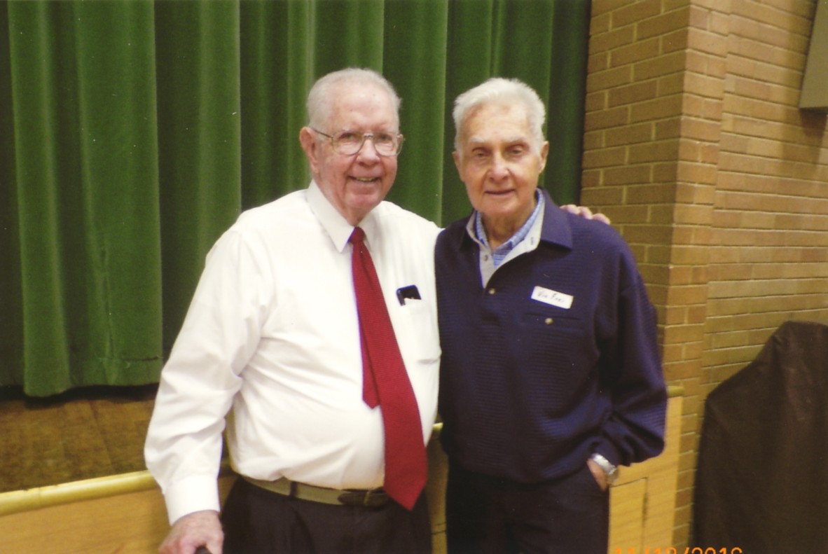 Dar L. Smith and Victor Frei at an East Elementary School open house