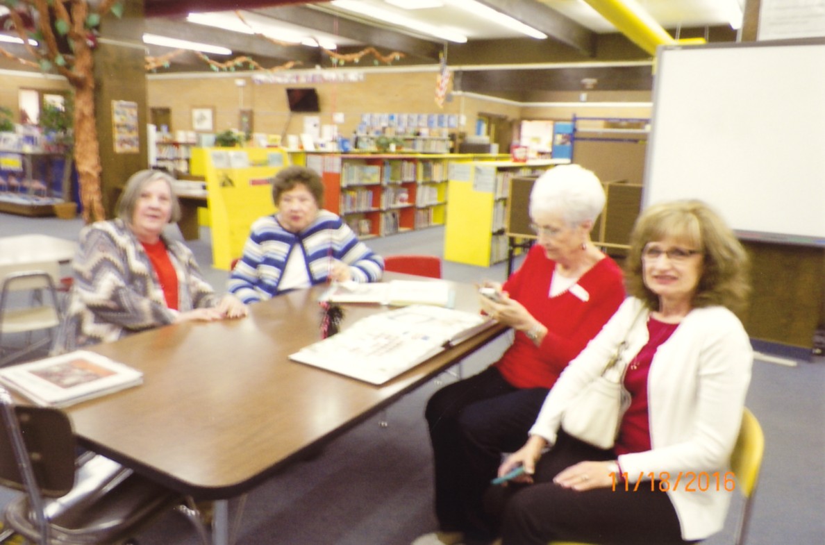 Former teachers and friends at an East Elementary School open house