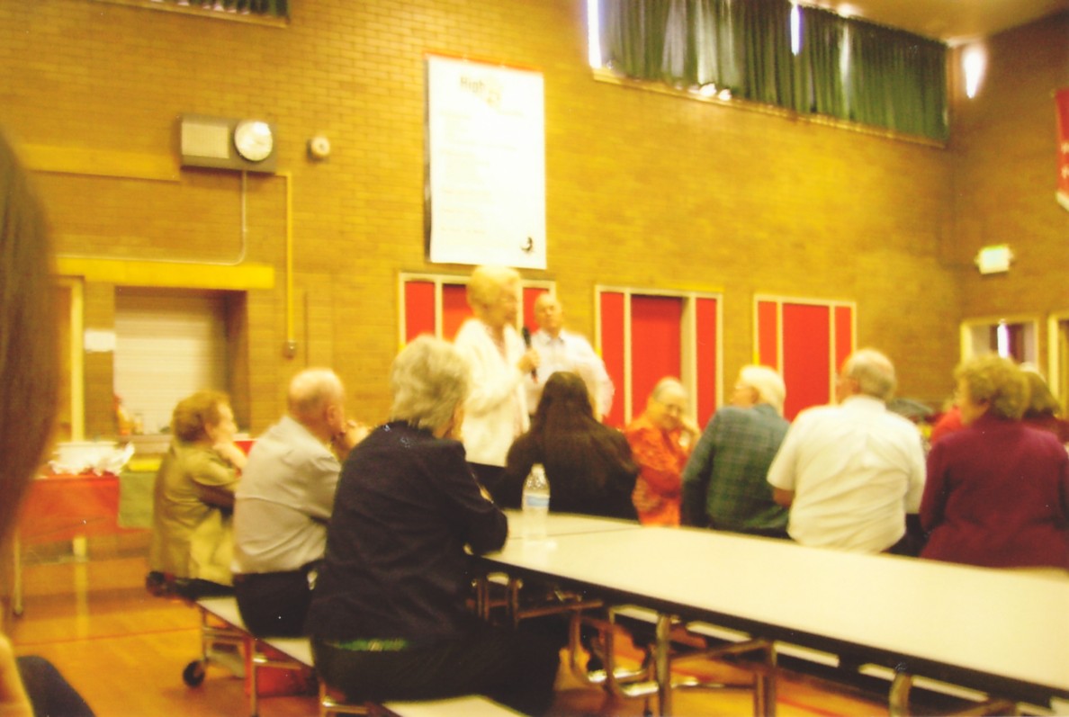 People at the reunion of past and present faculty & staff of East Elementary School