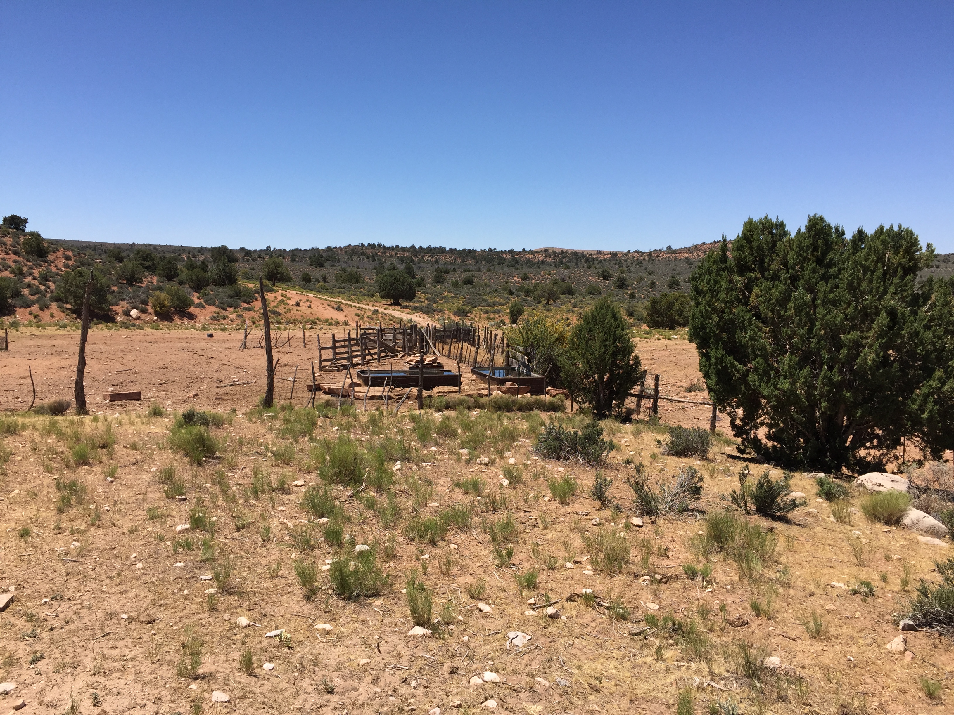 Wattering troughs on the Wildcat Ranch