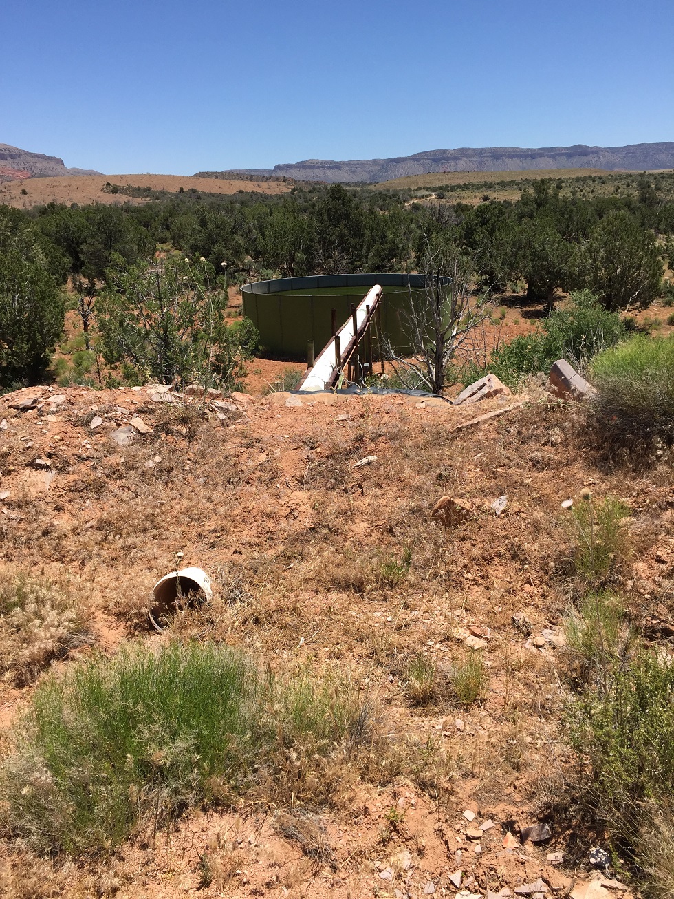 System for capturing rain water into a water storage tank