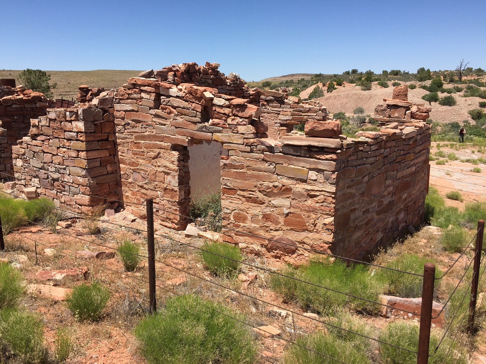 Southeast corner of the headquarters building at the Grand Gulch Mine