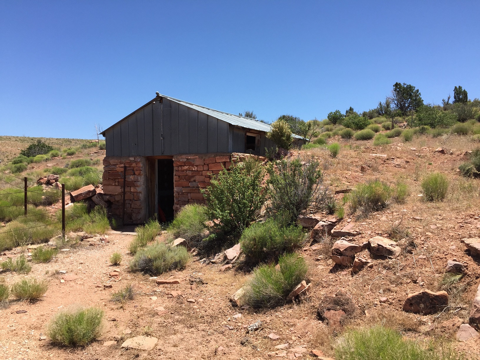 East dugout at the Grand Gulch Mine