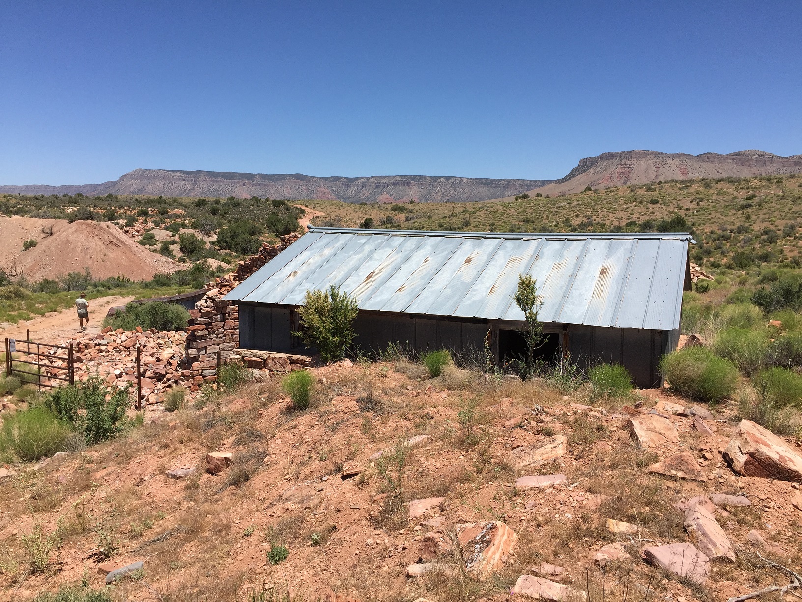 West side of the east dugout at the Grand Gulch Mine