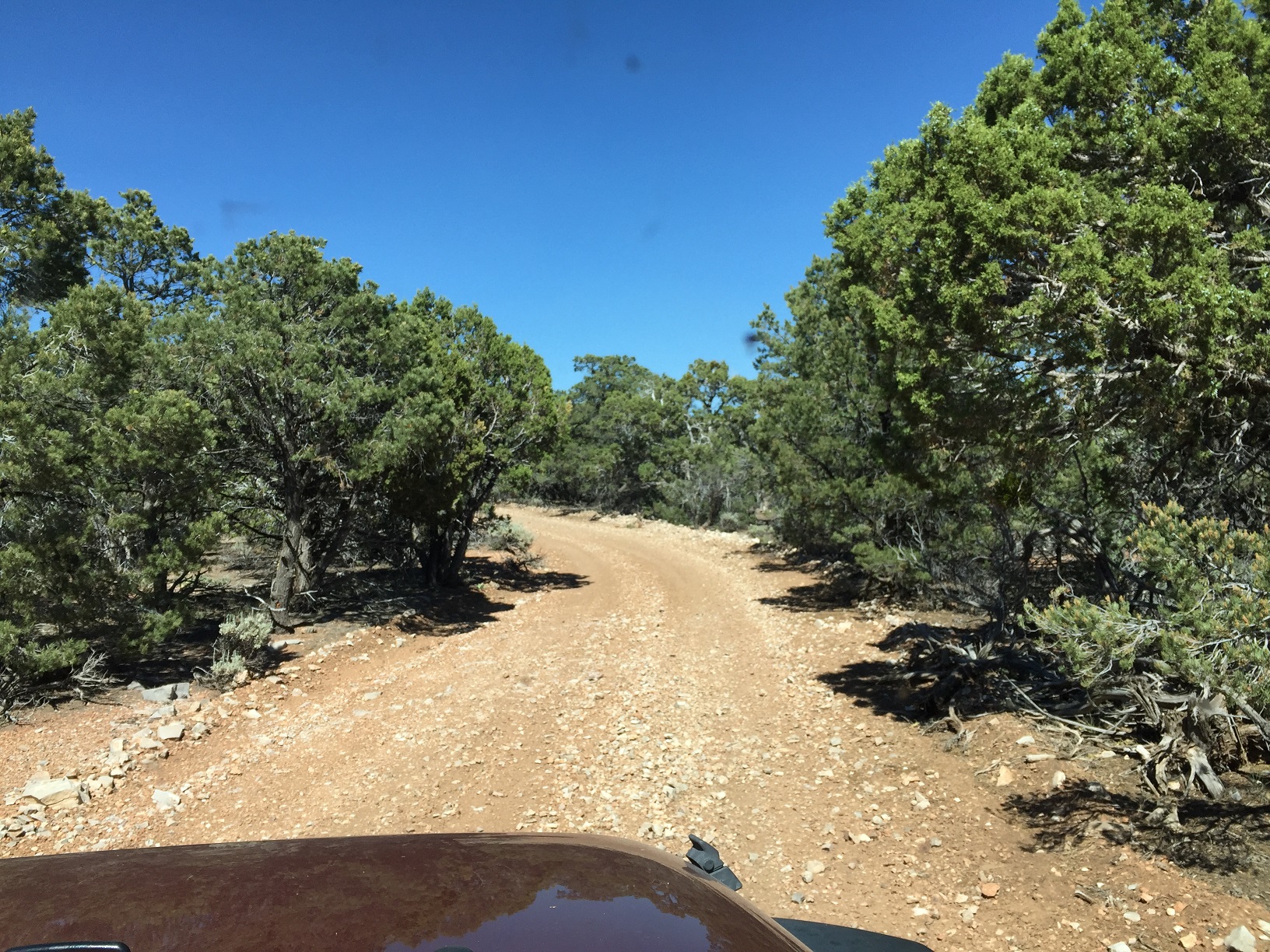 A segment of road between BLM Road 1071 and BLM Road 1054 on the Arizona Strip